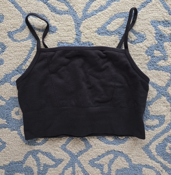 Fabletics Tops - Fabletics Black Crop Top